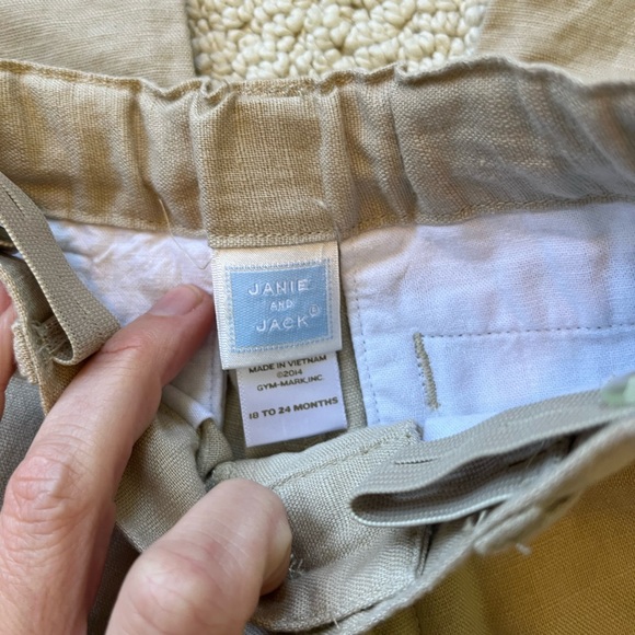 Janie and Jack linen pants, like new - Picture 2 of 5